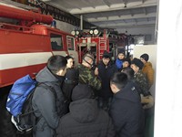 Спасатели Акжарского района встретились со школьниками